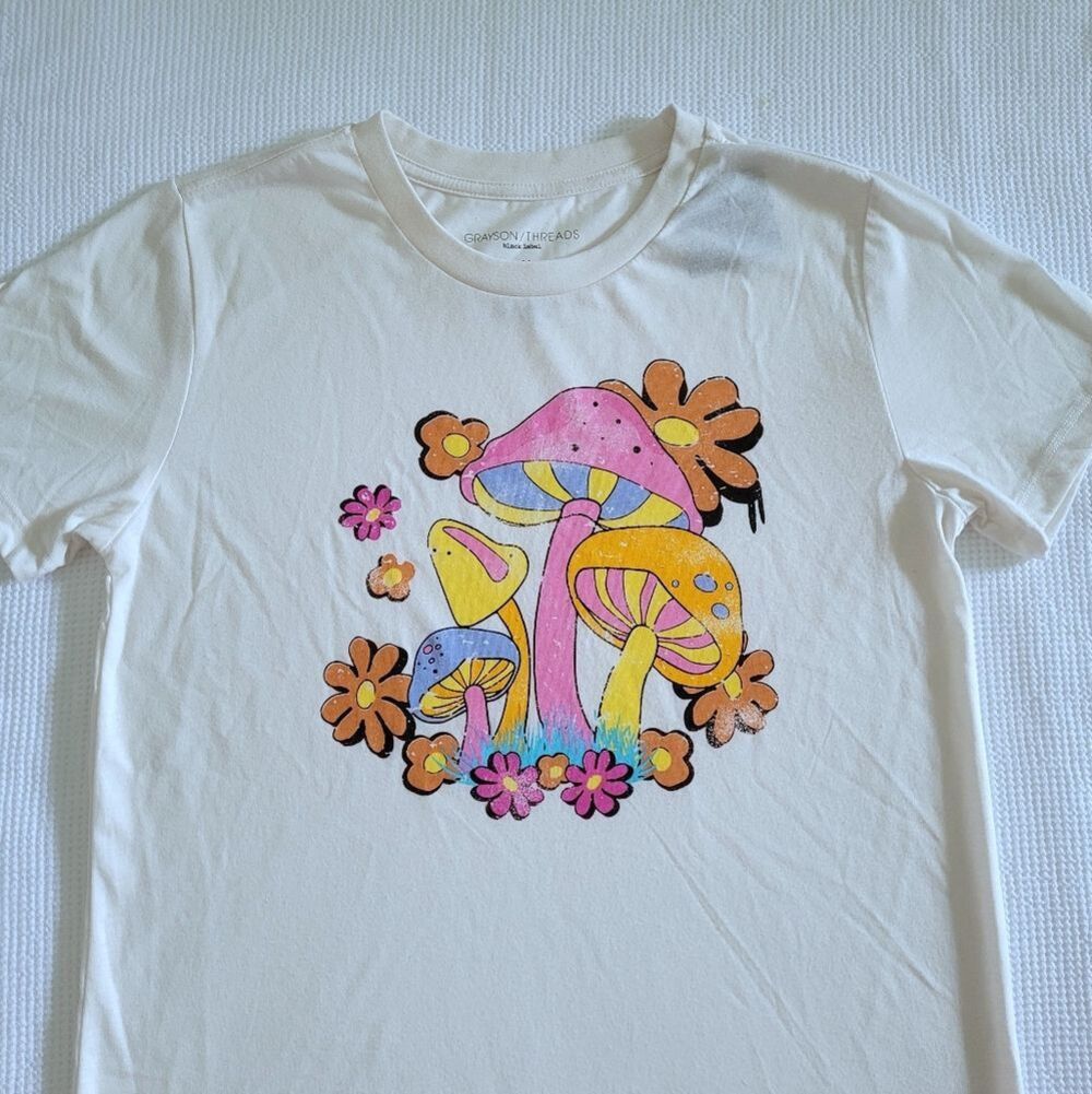 Grayson Threads🧵 Psychedelic Mushrooms🍄 Graphic Tee👕 - NWT - Picture 7 of 14